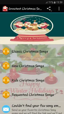 Greatest Christmas Songs Hits android App screenshot 0